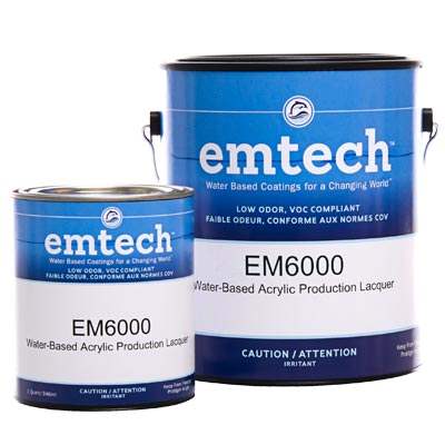 EM6000 Water Based Acrylic Lacquer