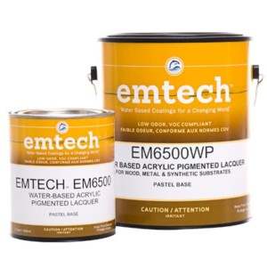 EMTECH water-based finish