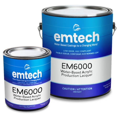 target coatings EM6000 water based lacquers