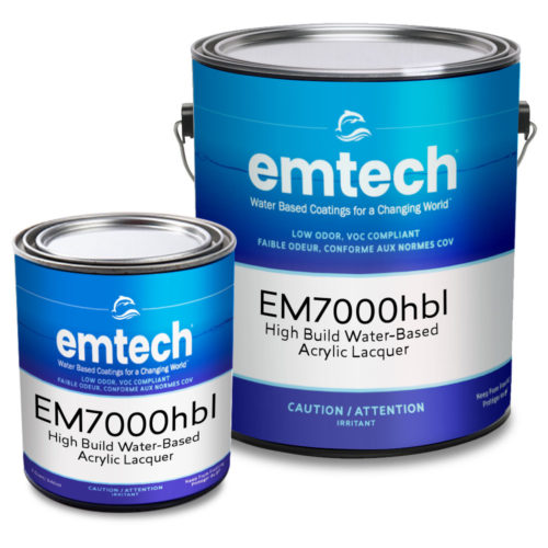 target coatings EM7000 water based lacquers
