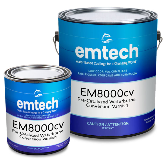 target coatings EM8000 water based varnishes